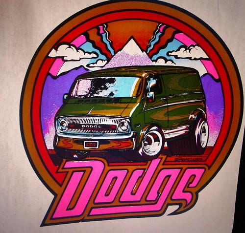 Dodge surfer van vintage - dodge,