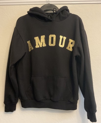 Lipsy amour hooded top - “amour”,