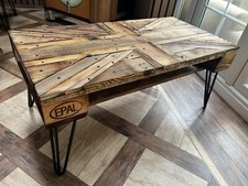 Coffee table Union Jack Flag