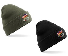 Embroidered Lest We Forget Anzac Day Beanie Cap British Veterans Unisex Gift Hat