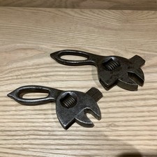 2 Small Vintage French Adjustable Spanners