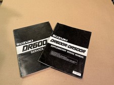 NOS GENUINE SUZUKI WORKSHOP MANUAL FACTORY DR600S DR600R DR500R 1984-1986