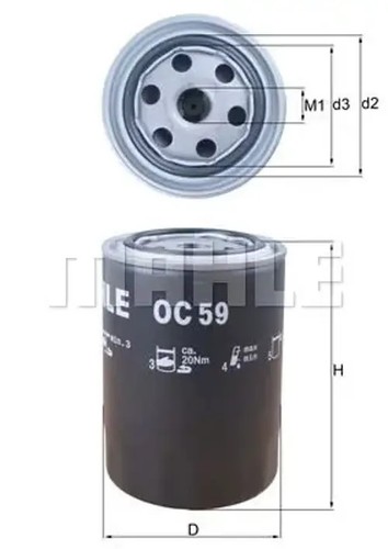 Oil filter spin oc - oil,