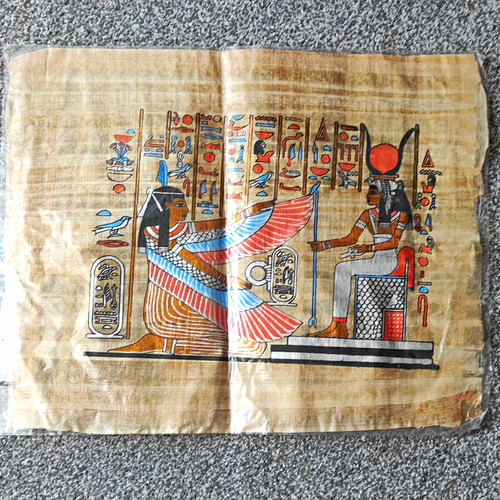Egyptian papyrus artwork - egyptian,