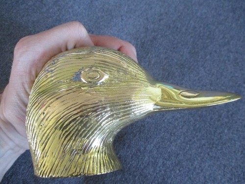 Brass duck door - brass,
