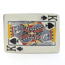 KING OF SPADES CHROME BELT