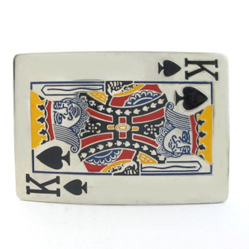 King spades chrome - spades, belt
