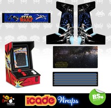 Icade Star Wars V2 Full Set Arcade Artwork Graphics Sticker Sides Marquee Panels
