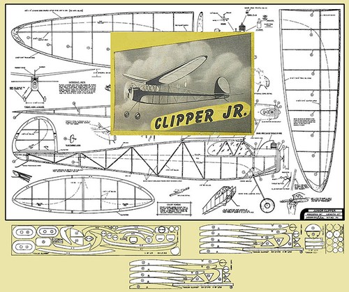 Comet model airplane plans - airplane,