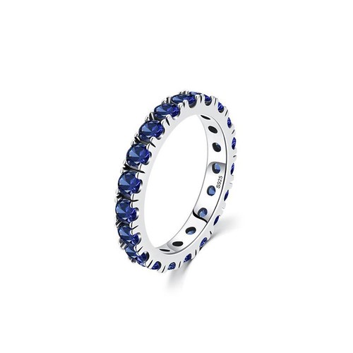 Round cut blue simulated - cut,