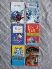 6 x Nestle Cereal Shreddies Books Roald Dahl, Narnia, Jacqueline Wilson,