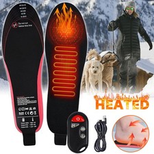 Electric Heated Insoles Rechargeable Foot Warmer Winter Outdoor Heating Insoles