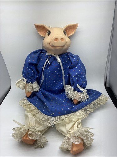 Pig with ceramic - with, face