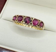 Vintage 9ct Gold Five Stone