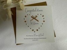 Personalised Golden 50th