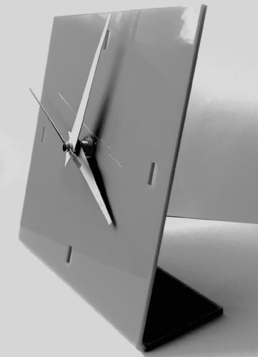 Square mantel mantle - mantel, clock