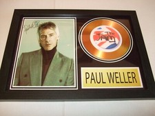 PAUL WELLER    SIGNED  DISC