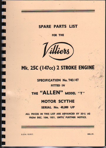 Villiers 25c allen - villiers, (allen