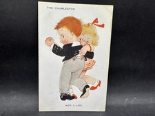Mabel Lucie Attwell Valentine's Postcard 1180 Vintage Unused Charleston