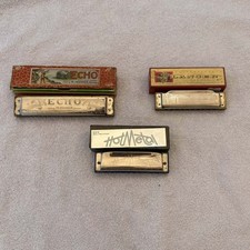 vintage Hohner harmonicas
