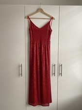 Zara Red Sequins Dress Women's