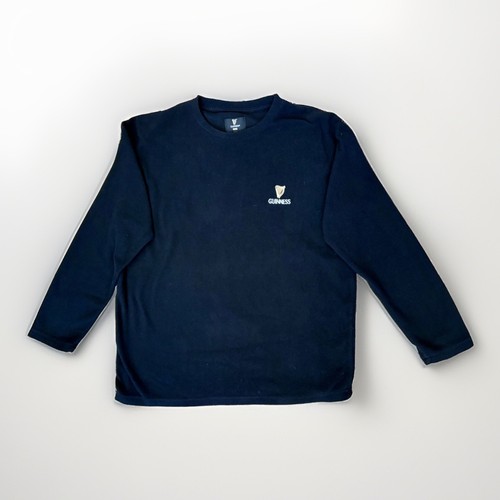 Guinness black fleece jumper - guinness,