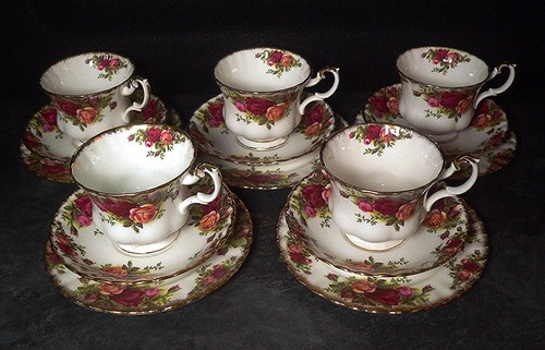 Five royal albert old - five, x