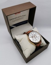 Vtg 2019 Imperial War Museum Chronograph D Day Landings 145 Ltd Ed Gents Watch 