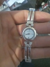 Ladies Silver Henley Crystal