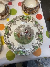 Vintage Copeland Spode Byron Series No.2 Quartered Sandwich Plate 25.5cm X 25cm