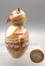 Antique Alum Bay Isle of Wight Coloured Sand Handblown & Lampwork Penguin? Owl?