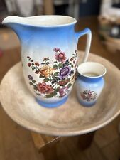 ***Large Three Piece Vintage Wash Set (Bowl Jug/Pitcher & Tumbler)***