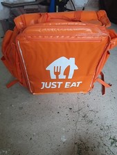 Just Eat Food Delivery Backpack,  Large Thermal  Hot bag collection only.