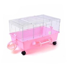 Large Animal Hamster Cage Built In Wheel and Pipes Set, 4 colours available