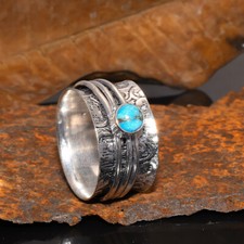 Copper Turquoise 925 Sterling