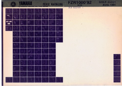 Yamaha fzr 1000 3le parts - fzr,