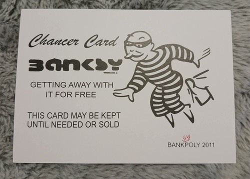 Banksy monopoly dismaland rare - banksy,
