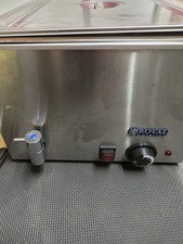 Royal Catering Bain-Marie 1 GN 1/1 with Drain Tap 600 W Buffet Food Warmer