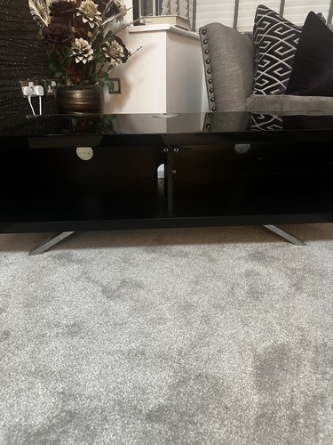 Modern glass media bench - modern,