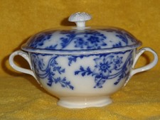 Antique MINTON 'flow blue'