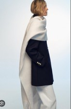 Zara wide Fringed Scarf  ecru