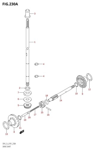 Suzuki genuine drive - genuine, shaft