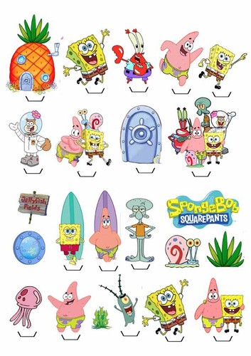 Spongebob inspired edible - spongebob,