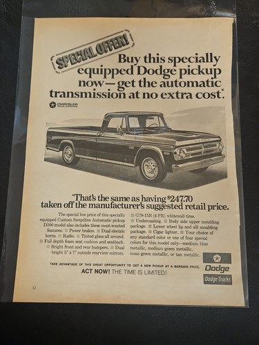 Dodge 100 adventurer trucks - dodge, d-100