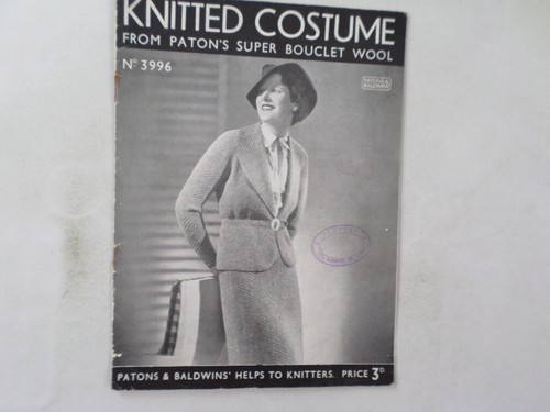 1940 vintage knitting - vintage,