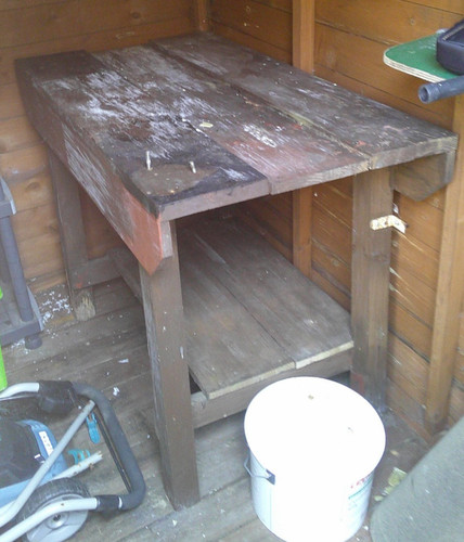 Solid carpenters bench wood - carpenters,