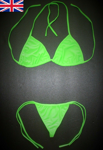 String bikini lime - g-string,