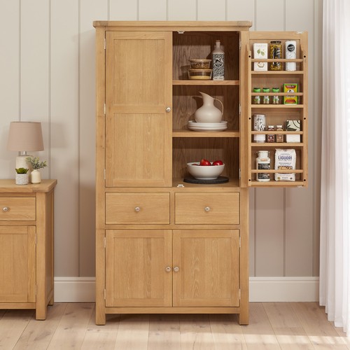Pantry cupboard marbury oak - cupboard,