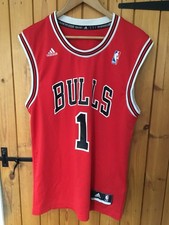 Adidas NBA Chicago Bulls Rose #1 Jersey / Vest - Size S