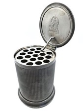 1930s Cigarette Dispenser Late Art Deco Pewter Callender's Cable Company Vintage